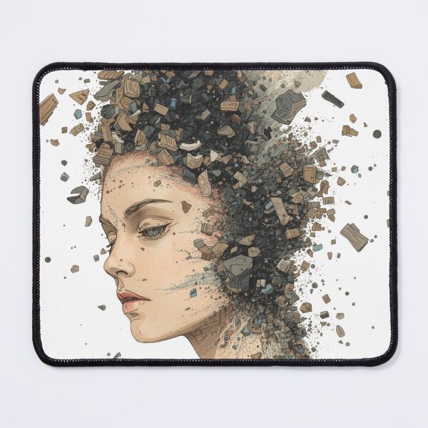 Item preview, Abstract Mental Health Portrait designed and sold by MH Digital Studio .