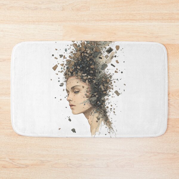 Item preview, Abstract Mental Health Portrait designed and sold by Mohamed  Ramadan.