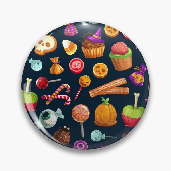 Item preview, Colorful Halloween Candy Pattern Notebook – Fun Spooky Sweet School Supplies designed and sold by FestivityFinds.