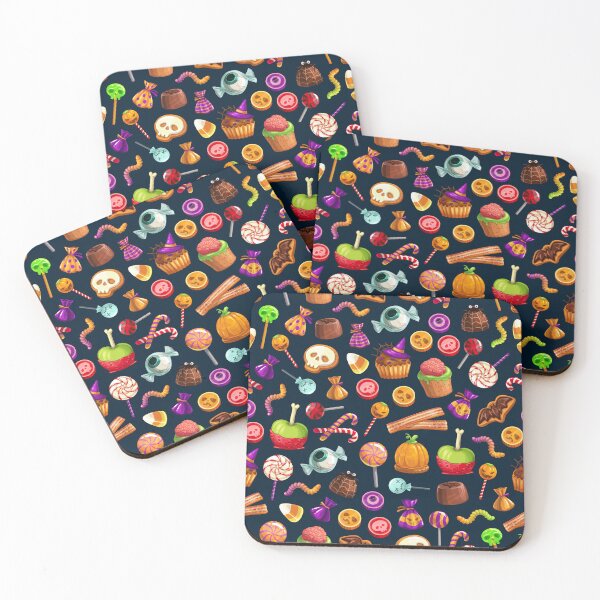 Item preview, Colorful Halloween Candy Pattern Notebook – Fun Spooky Sweet School Supplies designed and sold by FestivityFinds.