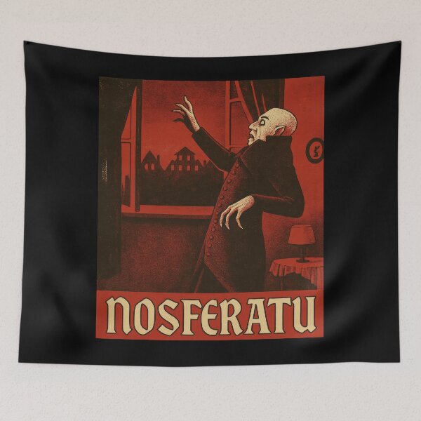 Item preview, Nosferatu at the Window – Vintage Silent Horror designed and sold by CineVault.