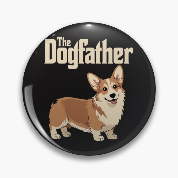 Item preview, The Dogfather Welsh Corgi designed and sold by Ikwalima.