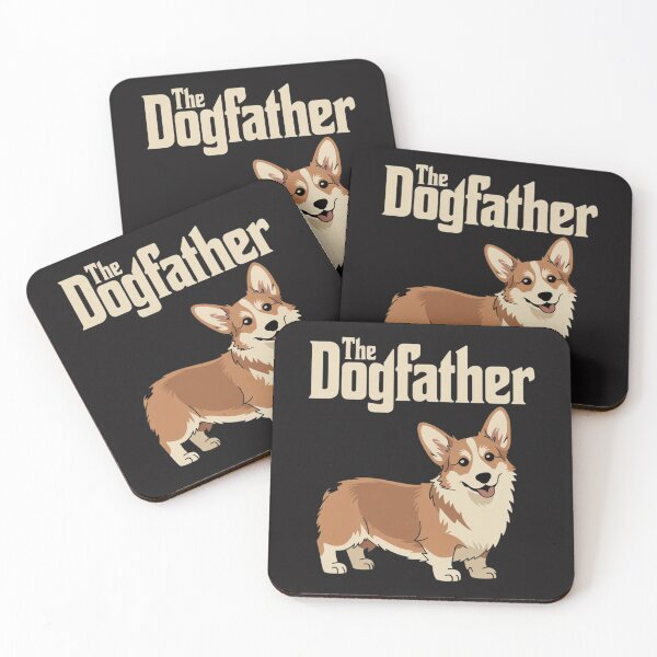 Item preview, The Dogfather Welsh Corgi designed and sold by Ikwalima.