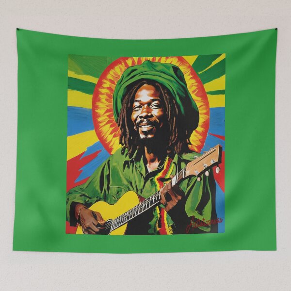 Item preview, "Peter Tosh: Vibrant Reggae Tribute" designed and sold by Artisticanvas.