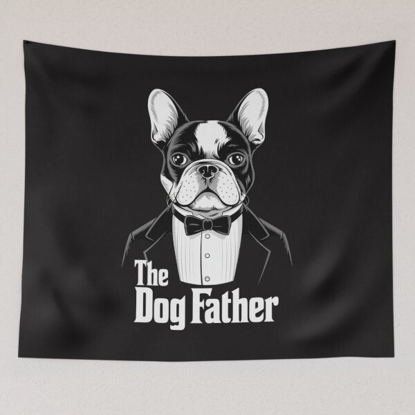 Item preview, The Dogfather! French Bulldog Dad Frenchie Papa  designed and sold by Ikwalima.