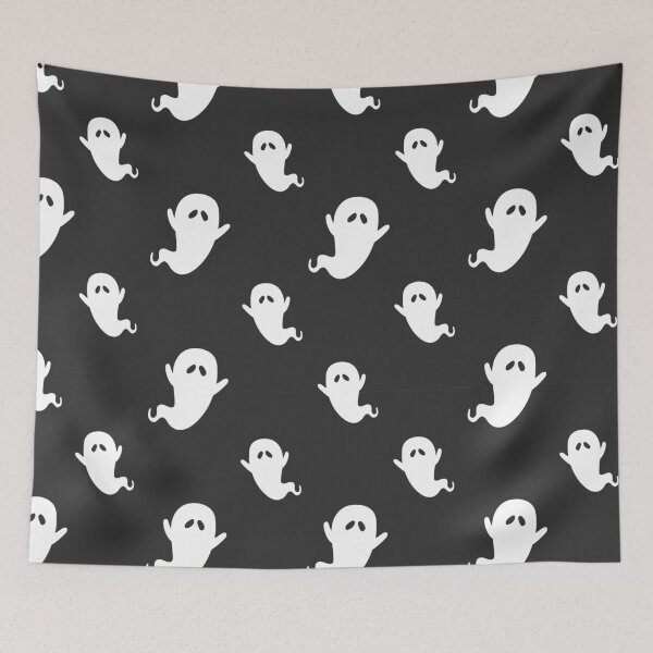Item preview, Cute Ghost Pattern – Spooky Halloween iPhone Case designed and sold by FestivityFinds.