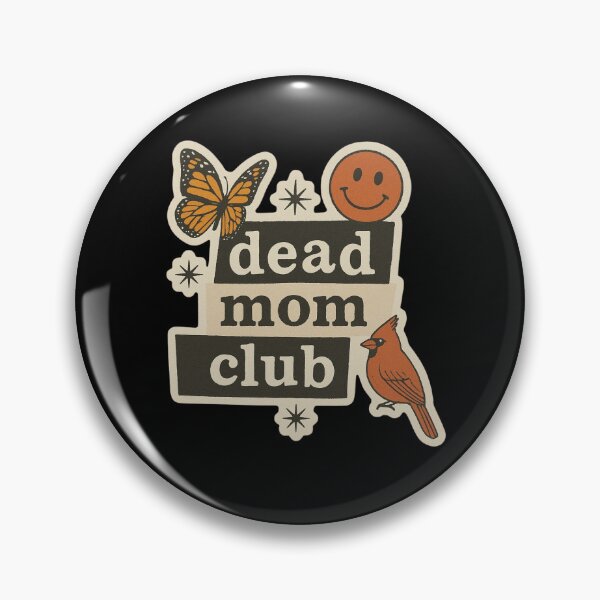 Item preview, Dead Mom Club Grief Sticker Monarch Butterfly & Cardinal designed and sold by PaperAltars.