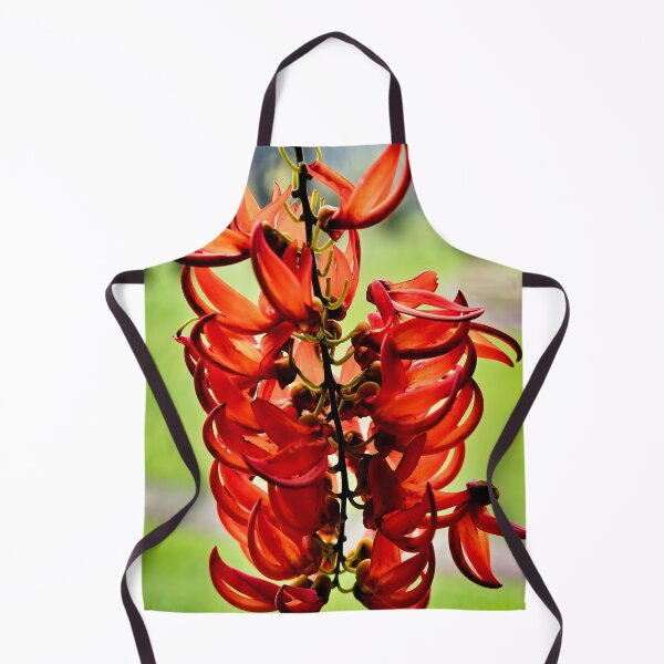 Item preview, Flaming splendor of tropical red jade flowers designed and sold by franck380.