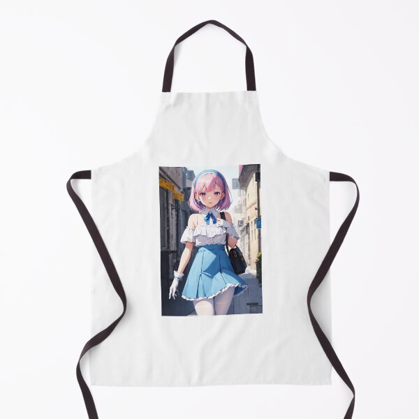 Item preview, Sweet Pastel Girl Strolling the City Streets designed and sold by iloveanimechibi.