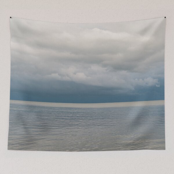 Item preview, Serene Ocean Under Ominous Overcast Sky designed and sold by Georgia Mizuleva.