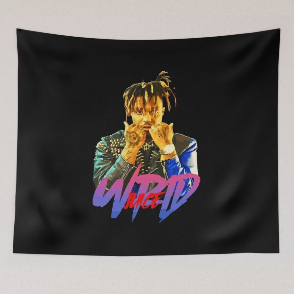 Item preview, Juice Wrld Retro Neon Portrait with Bold Attitude designed and sold by dragonmaid269.