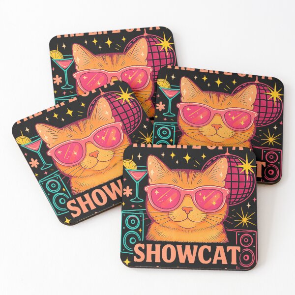 Item preview, The Life of a Showcat Cute Party Girl Cat Sunglasses y2k designed and sold by Khescoiu.