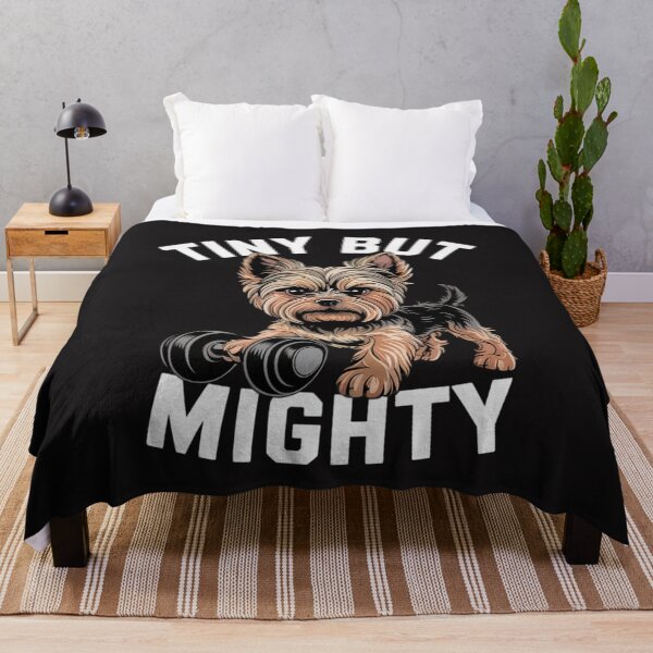 Item preview, Tiny But Mighty - Strong Yorkie designed and sold by Ikwalima.