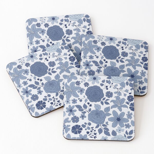 Item preview, Blue Floral Pattern designed and sold by ShabanMerch.