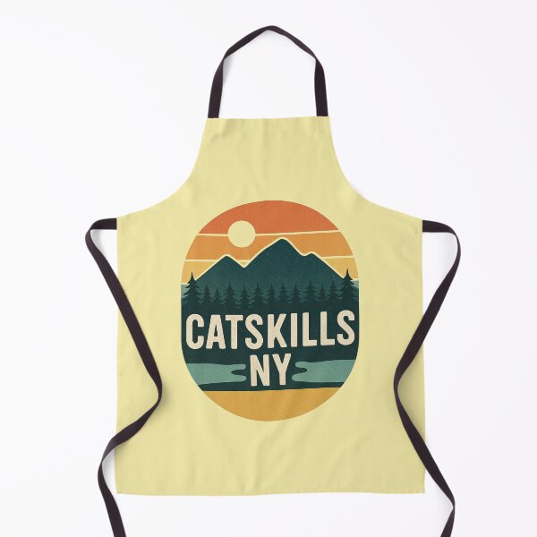 Item preview, Catskills NY Retro Hiking Badge | Upstate New York Mountain Design designed and sold by Youssef-BM.