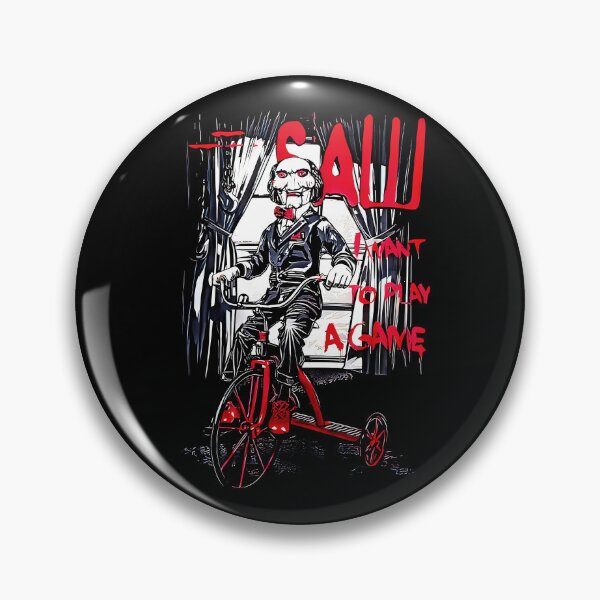 Item preview, Saw Jigsaw Horror Movie designed and sold by PascalineLafore.