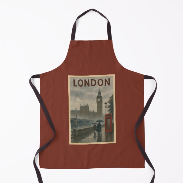 Item preview, London England Travel Art - Big Ben Westminster Rainy Day Souvenir designed and sold by Annika Shurafa.