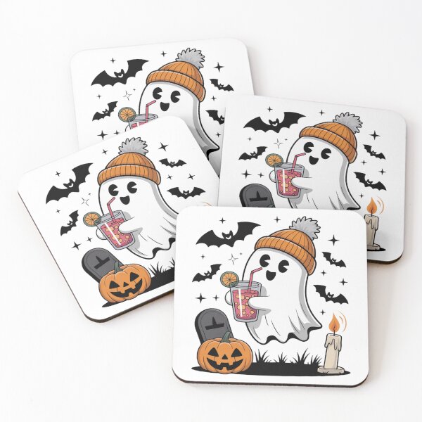 Artikelvorschau, Süßer Geisterkaffee Halloween Boo Jee Ghost Spooky Season entworfen und verkauft von Ikwalima.