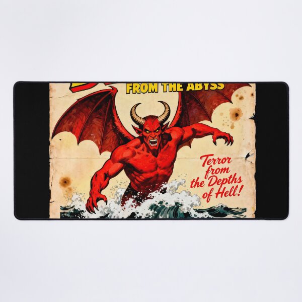 Item preview, Demon poster retro designed and sold by OniricaDesign.