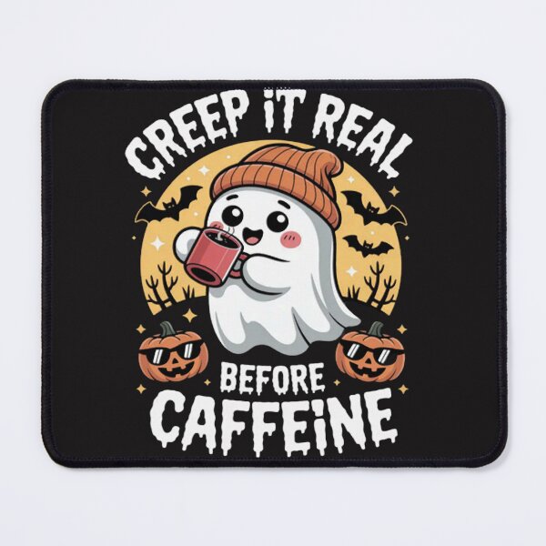 Item preview, Cute Ghost Coffee Halloween Creep It Real Before Caffeine designed and sold by Ikwalima.
