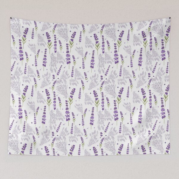 Item preview, Lavender flower of white designed and sold by andrasdesignssss.