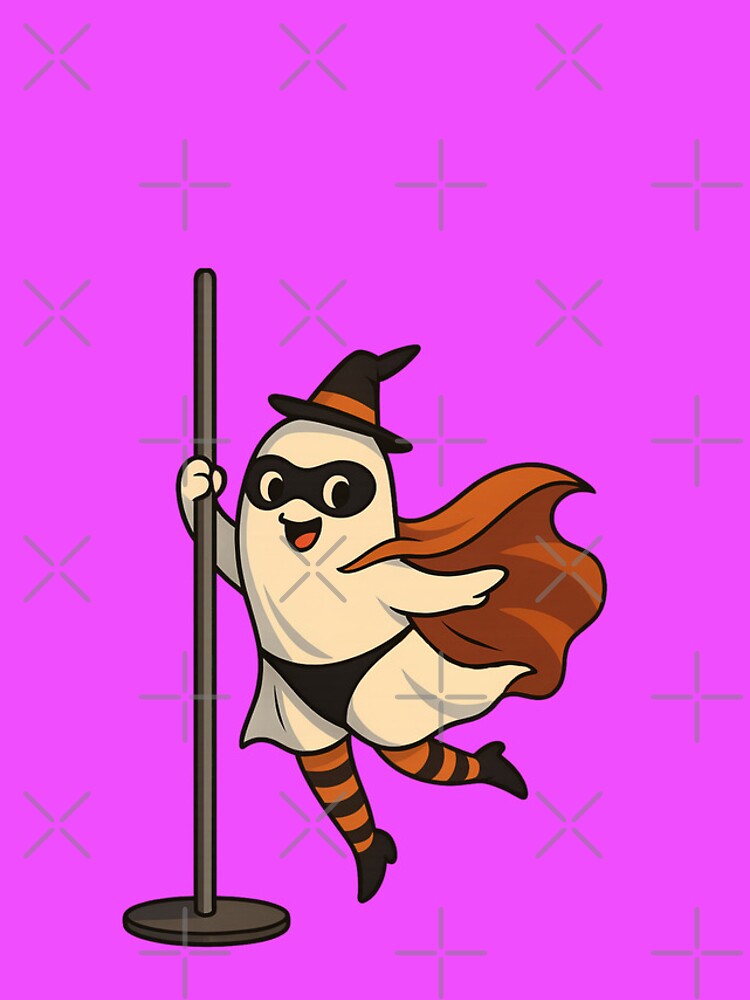 Aperçu 5 sur 5. Coque iPhone avec l'œuvre Ghost Pole Dancing – Witch Dark Halloween Fucsia créée et vendue par InnerFlow.