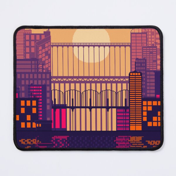 Item preview, Pink Sunset City Skyline designed and sold by martinimagician.