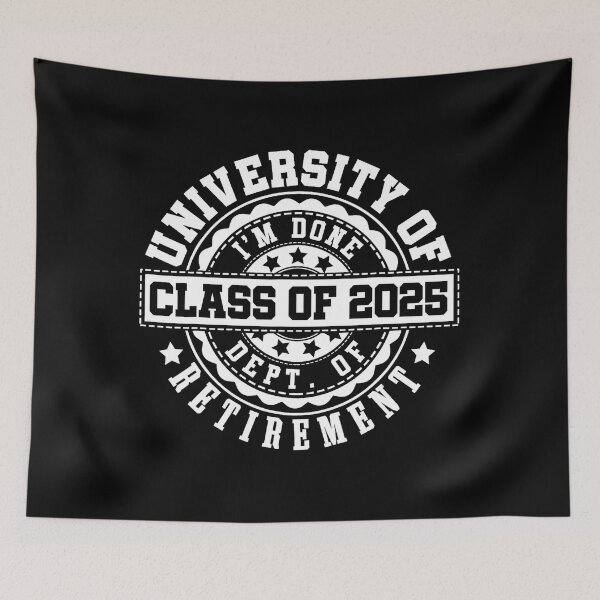 Item preview, Retired 2025 For Teacher Retirement University Of Im Done  designed and sold by sparks269.