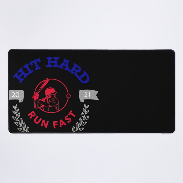 Item preview, Hit Hard Run Fast Turn Left Baseball designed and sold by Danieledaijo.