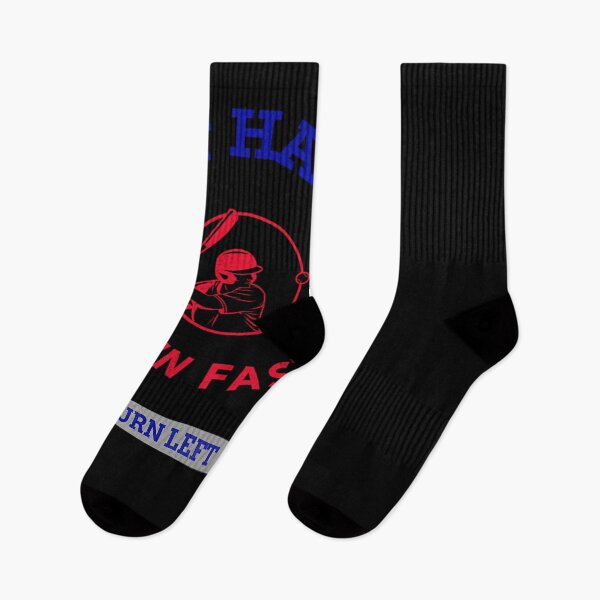 Item preview, Hit Hard Run Fast Turn Left Baseball designed and sold by Danieledaijo.