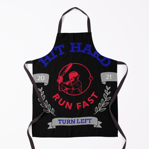 Item preview, Hit Hard Run Fast Turn Left Baseball designed and sold by Danieledaijo.