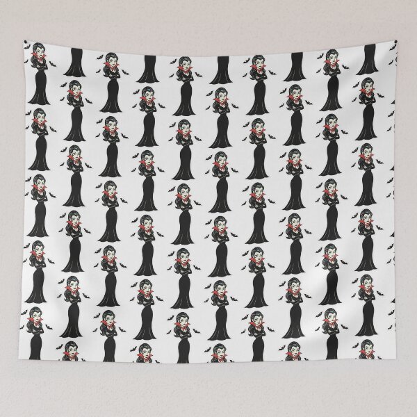 Item preview, Retro Lady Vampire  designed and sold by Homelesssquid's Stickers & More.