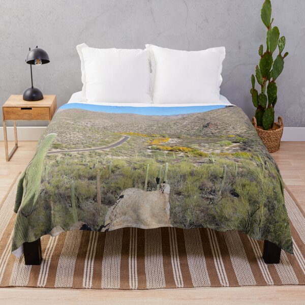 Item preview, Stunning Fall Trees And Saguaro Cacti designed and sold by simonjayphotos.