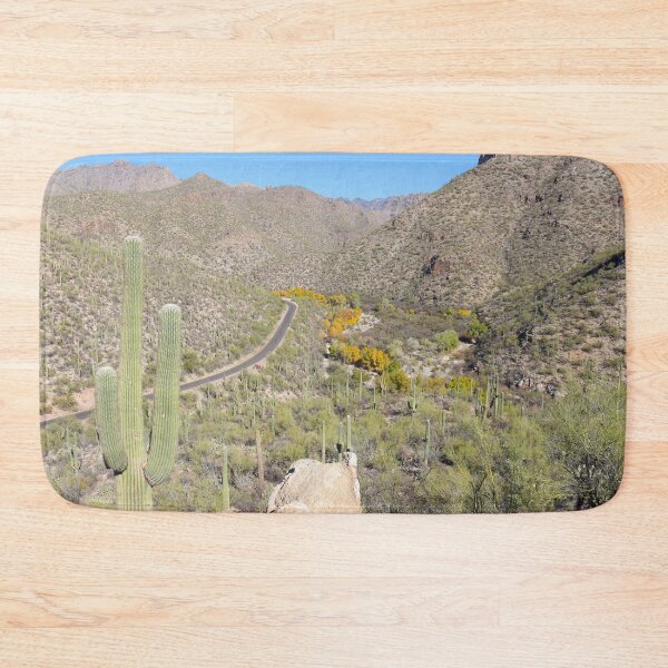 Item preview, Stunning Fall Trees And Saguaro Cacti designed and sold by simonjayphotos.