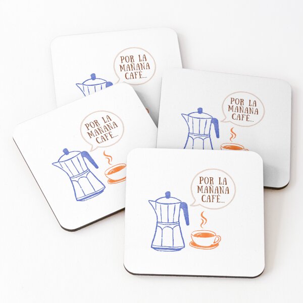 Item preview, Por La Mañana Café – Coffee & Latin Music Vibes Design Benito Cafe con Ron Reggaeton designed and sold by PJZShop.