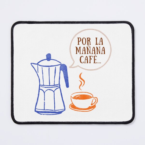 Item preview, Por La Mañana Café – Coffee & Latin Music Vibes Design Benito Cafe con Ron Reggaeton designed and sold by PJZShop.