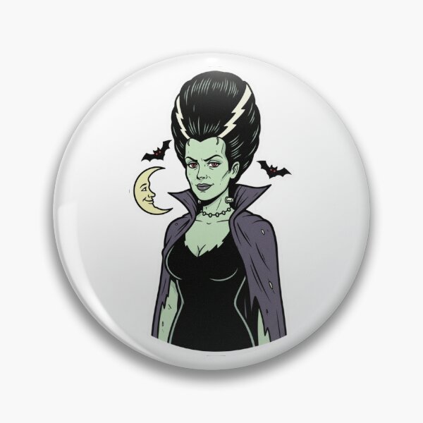 Item preview, Retro Frankenstein's Wife designed and sold by Homelesssquid's Stickers & More.