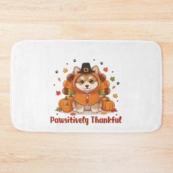Item preview, Pawsitively Thankful Keeshond Thanksgiving Cute Fall designed and sold by The Real Life Symphony.