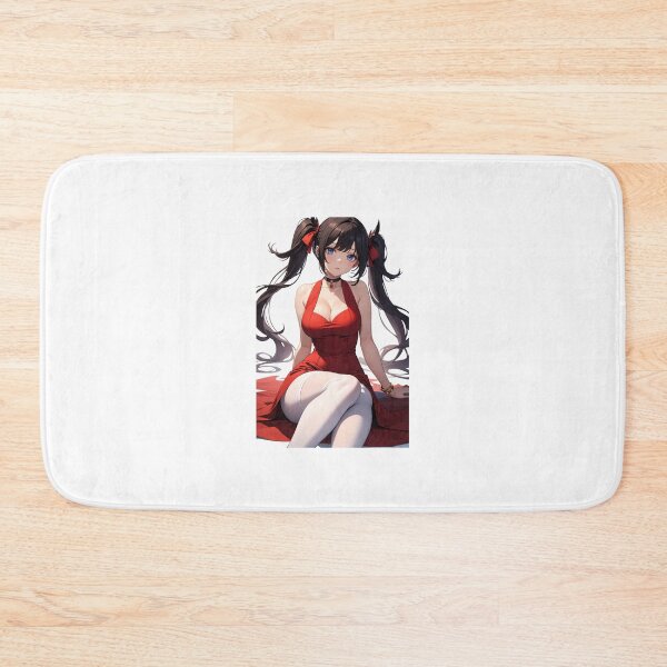 Item preview, The Alluring Maiden in a Stunning Red Halter Dress designed and sold by iloveanimechibi.