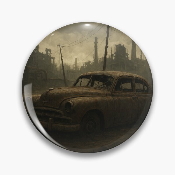 Item preview, Apocalyptic Vintage Car designed and sold by JrSkDesign ✅ .