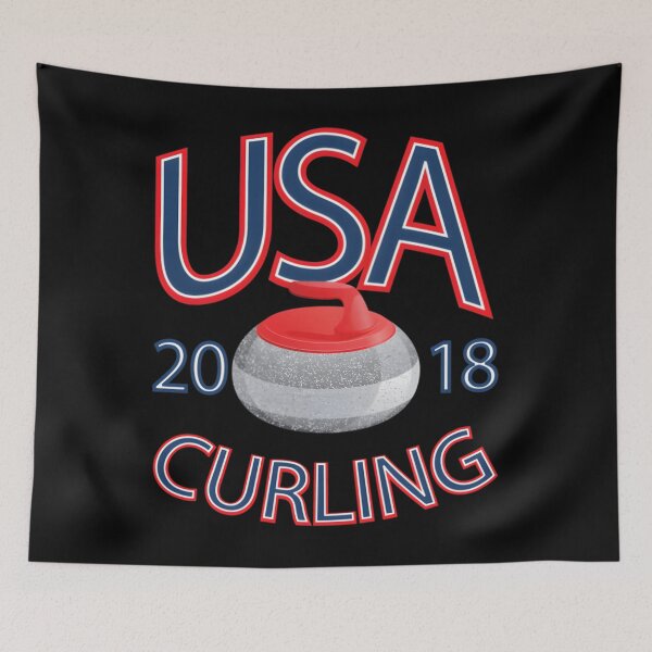 Item preview, USA Curling 	 2018 Winter Sports Apparel  Classic 		 designed and sold by jfxtmrchx57.