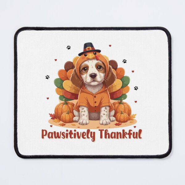Item preview, Pawsitively Thankful English Setter Thanksgiving Cute Fall designed and sold by The Real Life Symphony.