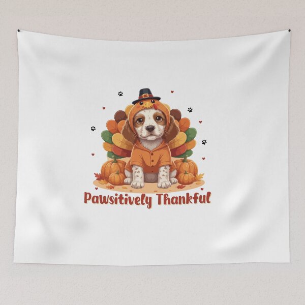 Item preview, Pawsitively Thankful English Setter Thanksgiving Cute Fall designed and sold by The Real Life Symphony.