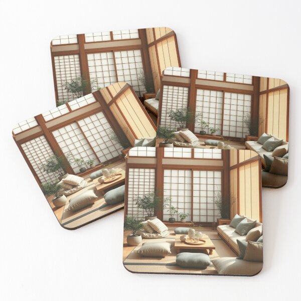 Item preview, Zen Loft | High-Ceiling Japanese Living Space with Shōji Walls designed and sold by Jade Ado.