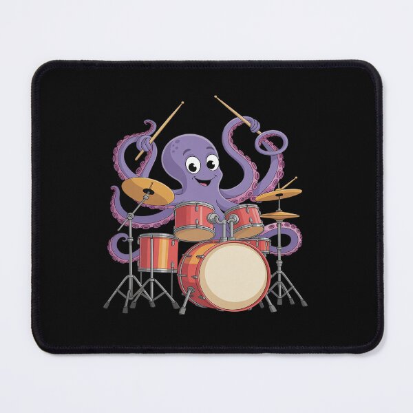 Item preview, Drums drummer musical instrument band octopus octopus designed and sold by KingsLife1994.