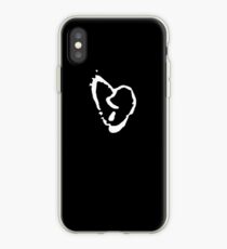 xxxtentacion broken heart symbol iPhone Case