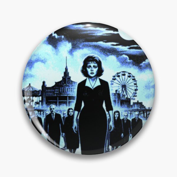Item preview, Phantom Masquerade – Reimagined Carnival of Souls Horror Poster designed and sold by Art's Diner.