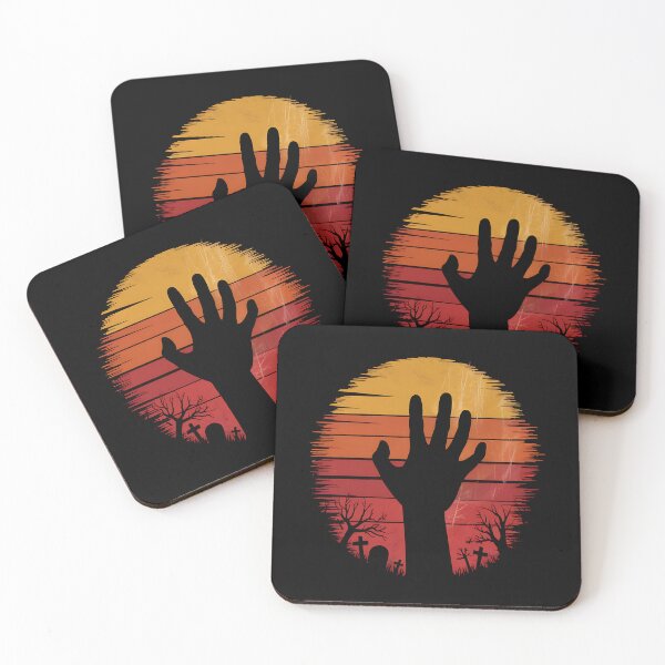 Item preview, Zombie Hand Sunset Scene designed and sold by sandrahofer-art.