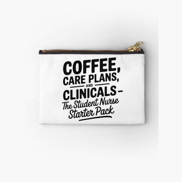Item preview, Coffee, Care Plans and Clinicals – The Student Nurse Starter Pack | Nursing School Humor designed and sold by CuteDesignables.