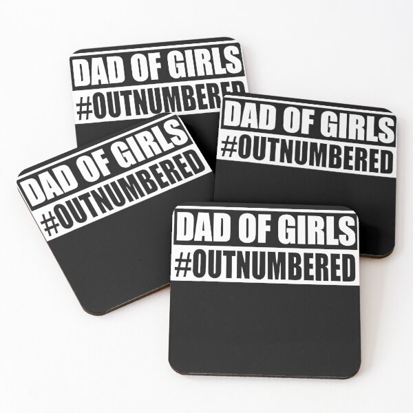Item preview, Dad of Girls #Outnumbered designed and sold by MarioCamarillo.